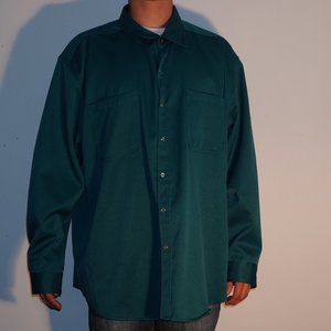 DUKE HABAND EXCLUSIVE Dress Shirt Men's 3XL Teal